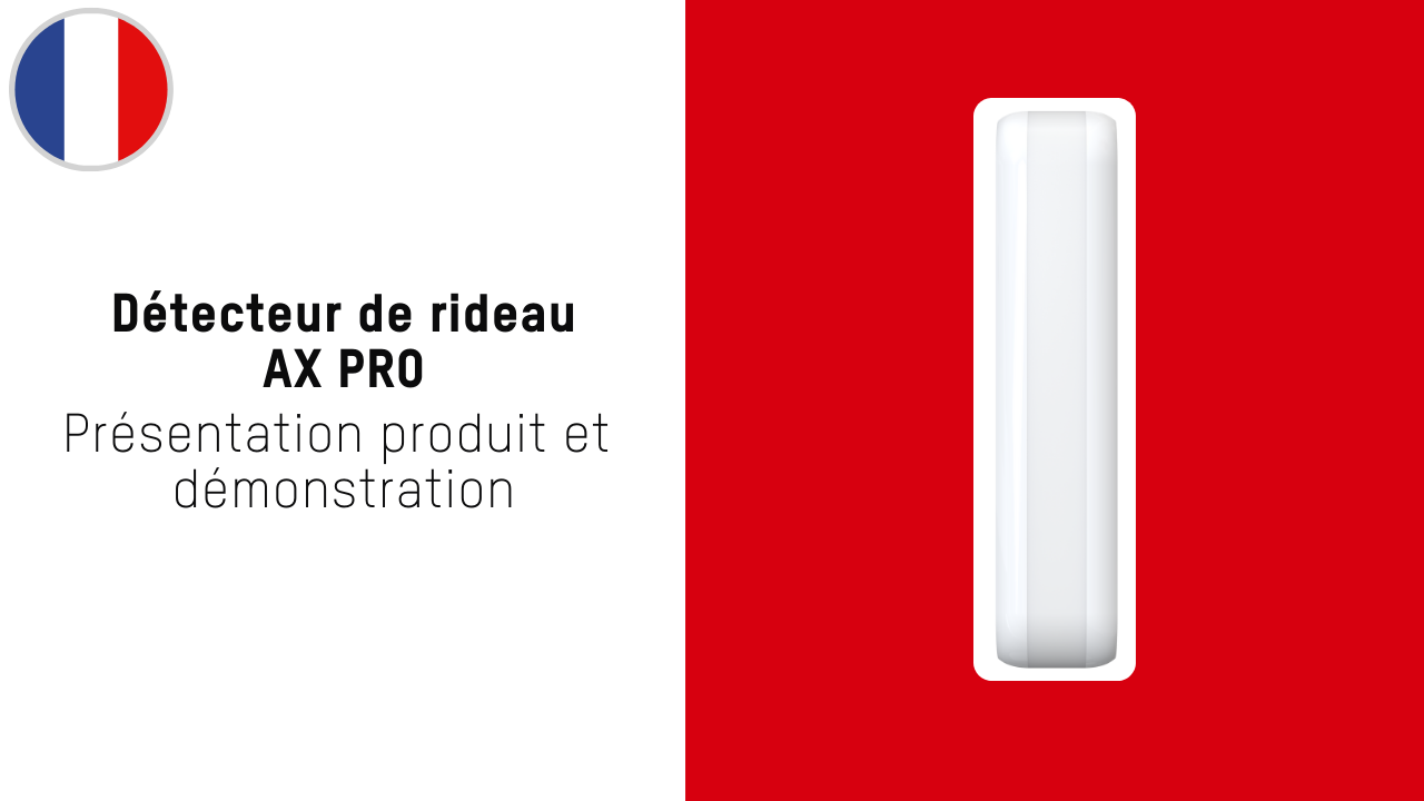 Hikvision France | Détecteur de rideau extérieur AX PRO